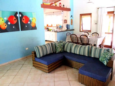 CHARMOSA  TÉRREA, a 500M DA PRAIA, PISCINA, CHURRASQ, 3 DORMS (STE) AR Condic., ATÉ.10 PESSSOAS - REVEILLON 7D